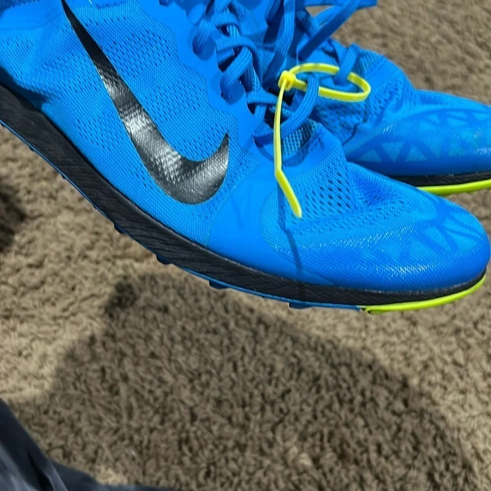 Nike XC Track train Blue Athletic Shoes with Lightweight Design and Rubber Sole